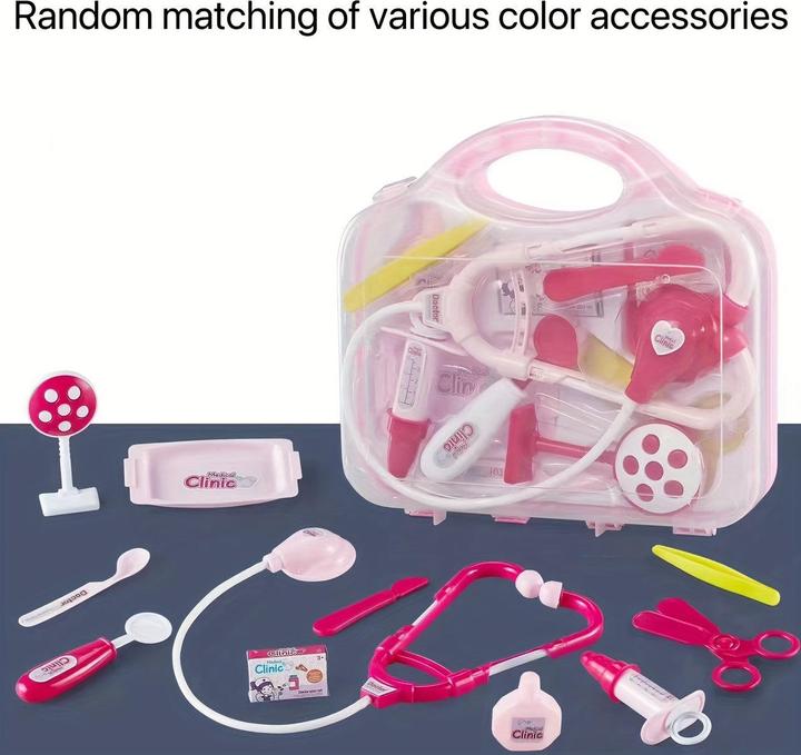 Actual product image Activity Board 12pcs/set pretend play, children's toy doctor set, simulation medical equipment, paediatrician