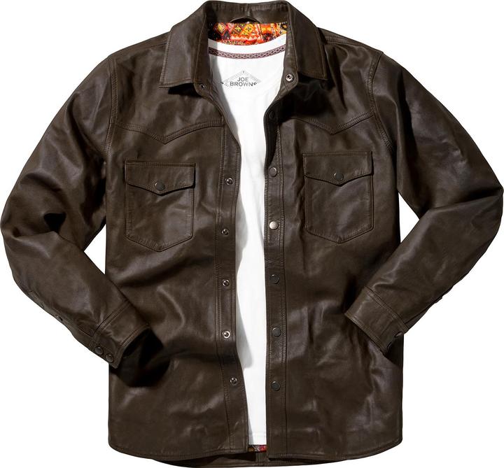 Image du produit Joe Browns Vintage Western Leather Shirt (XL)