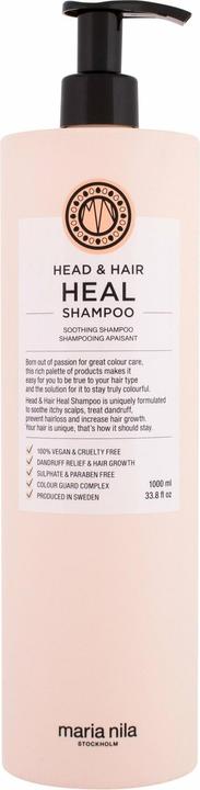 Maria Nila Care & Style - Head & Hair Heal Shampoo (1000 ml, Flüssiges Shampoo)