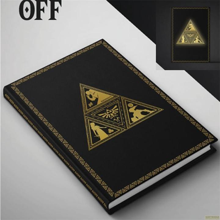 Immagine prodotto Paladone Products ZELDA - Triforce - Cahier lumineux A5 (A5, Righe)