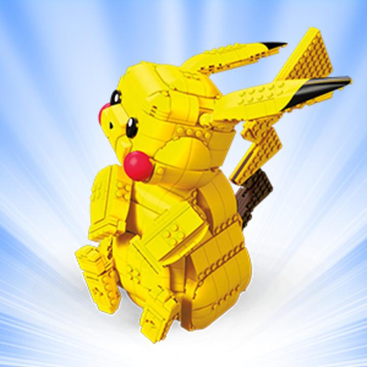 Actual product image Mega Construx Pokemon Jumbo Pikachu