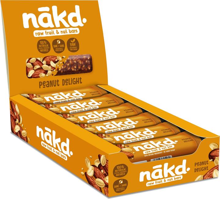 Nakd Delizia di arachidi (18 pz., 630 g)