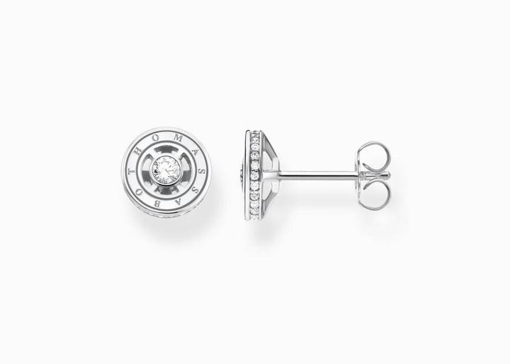 Produktbild Thomas Sabo Ohrstecker mit weissen Steinen silber (925er Silber)