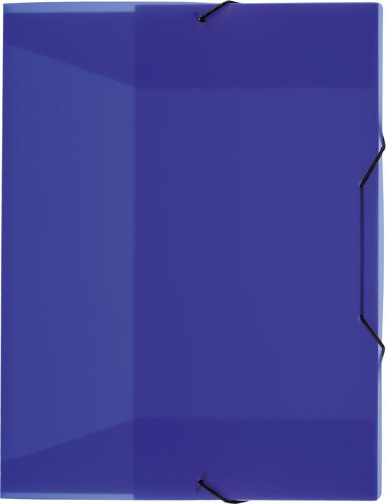 Actual product image Idena File box A4 elastic band PP translucent blue (A4, 1 x)
