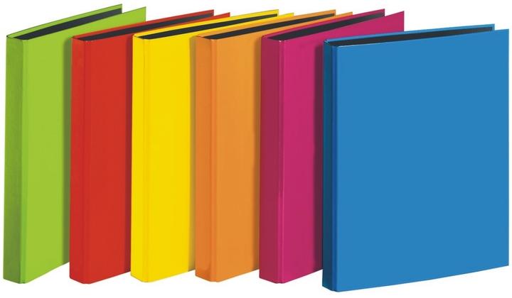 Velocolor Ring binder A4/4R/25mm assorted (A4, 33 mm, 6 Piece)
