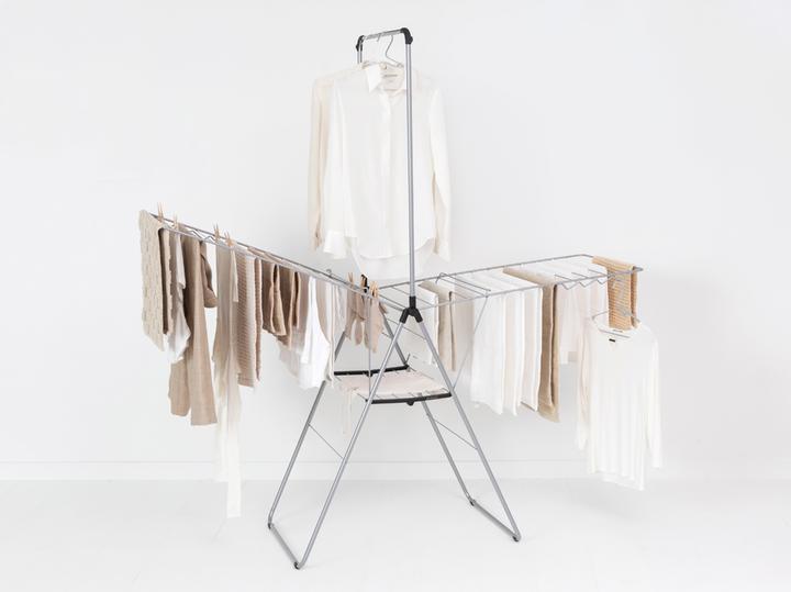 Actual product image Brabantia Drying rack 25 metres with clothes railMetallic (25 m)