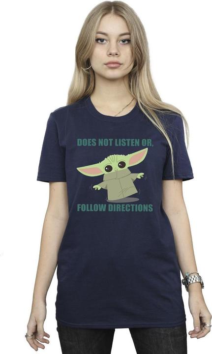 Image du produit Star Wars - T-shirt THE MANDALORIAN GROGU DOES NOT LISTEN - Femme (XL)