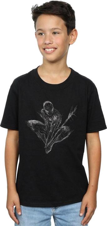 Actual product image Boys Spider-Man Web Crouch T-Shirt (152, 158)