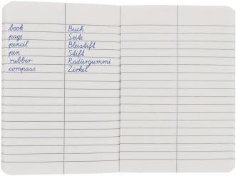 Produktbild Herlitz Vokabelheft x.book, DIN A6, 2-spaltig, 32 Blatt (A6, Liniert, Kein Einband)