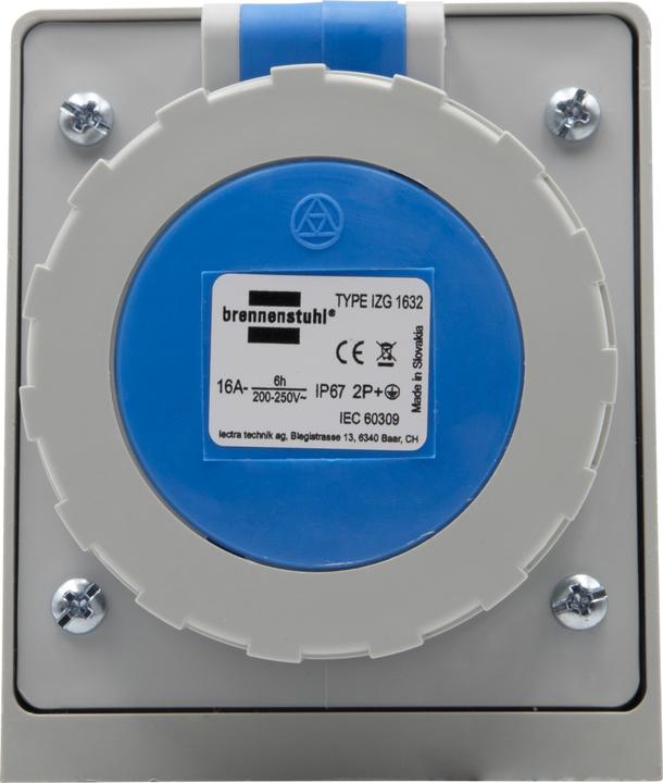 Produktbild Brennenstuhl CEE-Wandsteckdose 230V/16A 3-polig IP67