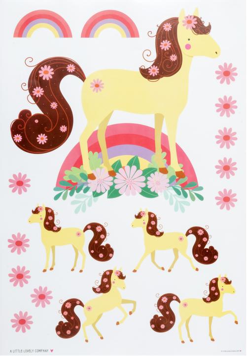 Produktbild A Little Lovely Company Wand Sticker Pferde