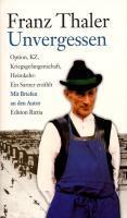 Image du produit Unvergessen (Allemand, Franz Thaler, 2014)