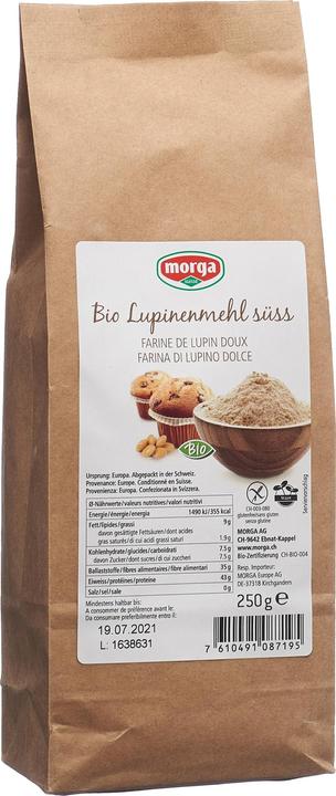 Produktbild Morga Lupinenmehl süss (250 g)