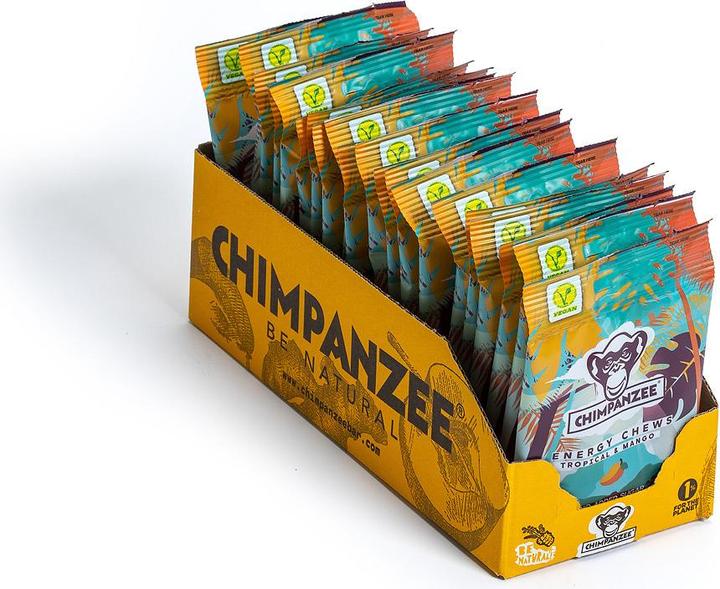 Actual product image Chimpanzee Energy Chews (Tropical & Mango, 20 pcs., 700 g)
