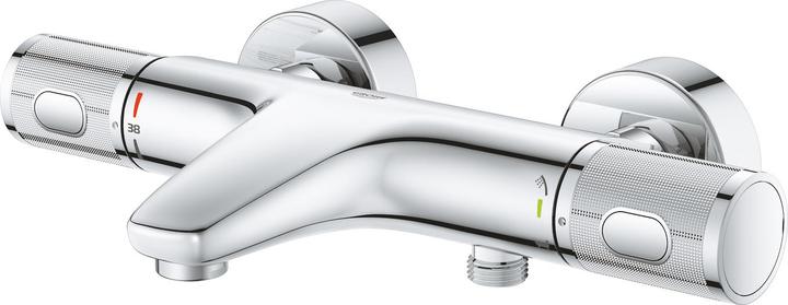 Produktbild Grohe Precision Feel Thermostat-Wannenarmatur, mit ProGrip-Griff, wassersparend, chrom