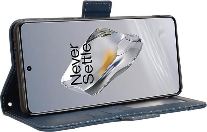 Actual product image Cover-Discount OnePlus 12 - Case with many card slots blue (OnePlus 12)