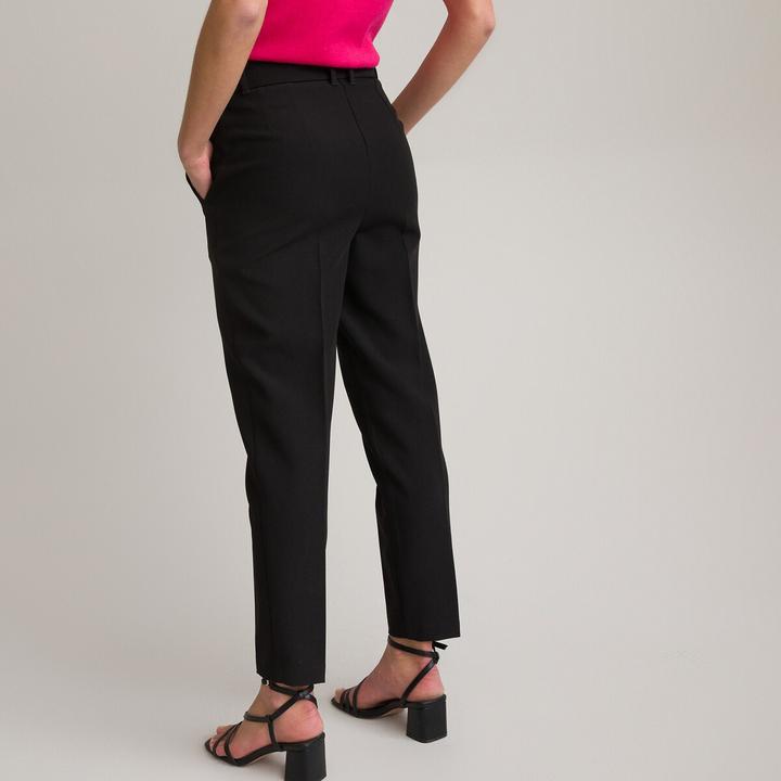 Image du produit La Redoute Collections Pantalon tube avec ceinture (40)