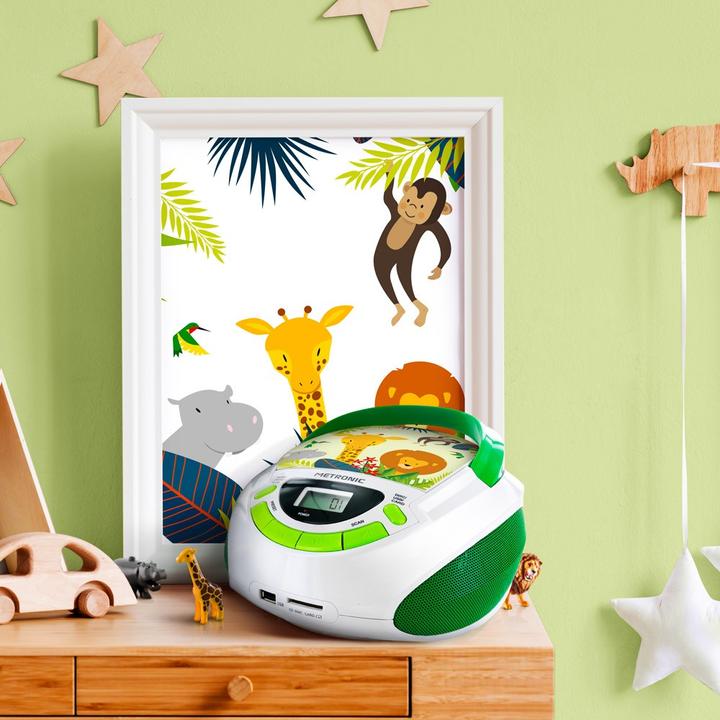 Actual product image Metronic Kids CD speler - Jungle - Groen