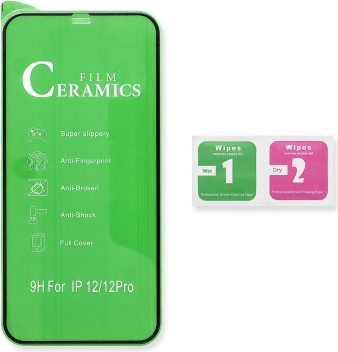 Produktbild NoName 2 Products without IMEI/SN OEM 5D Full Glue Ceramic Glass - for iPhone 16 black (1 Stück, Apple iPhone 16)