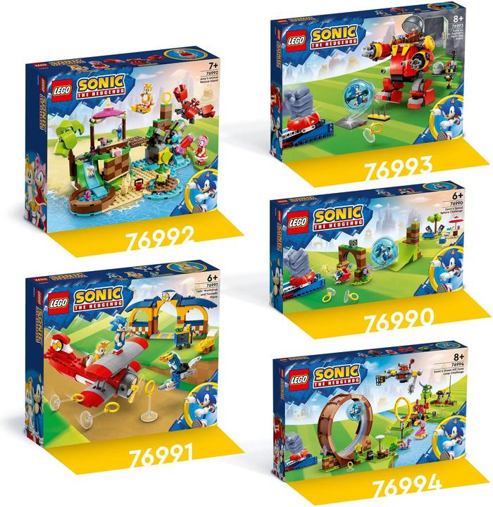 Immagine prodotto LEGO L'aereo tornado di Tails con officina (76991, LEGO Sonic)