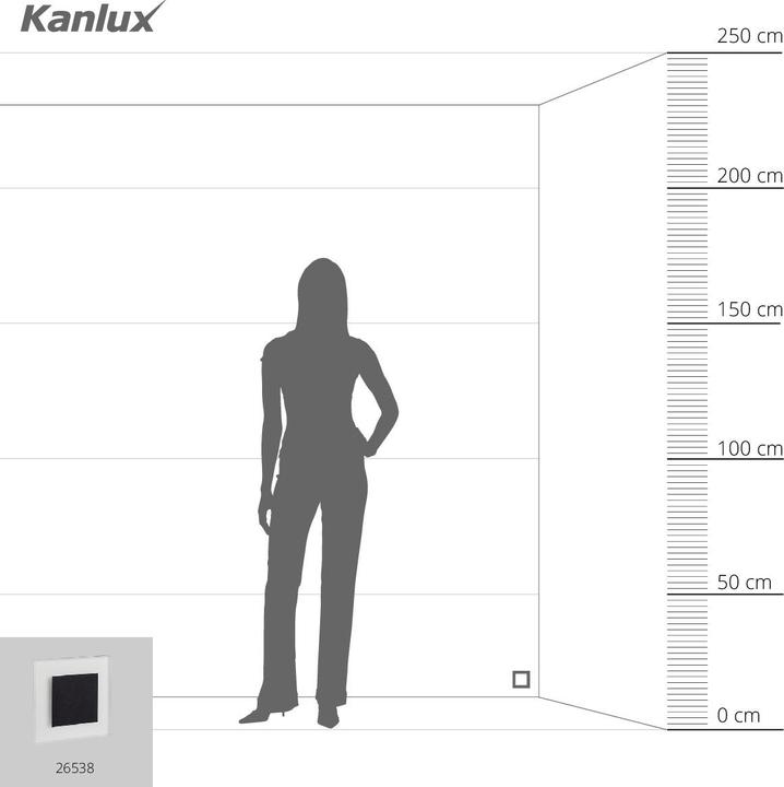 Produktbild Kanlux Treppengestell Kanliux Stock frame LED 0,8W 12V LED APUS B-NW schwarz 14 lm 4000K 26538 (14 lm)
