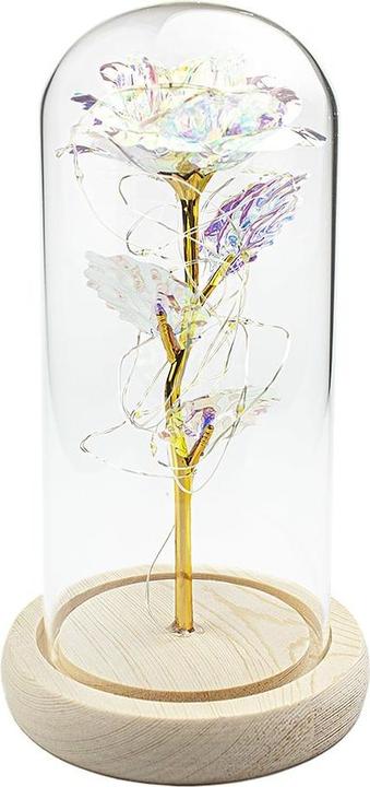 Actual product image JTI Infinity rose with fairy lights - holographic (21 cm)