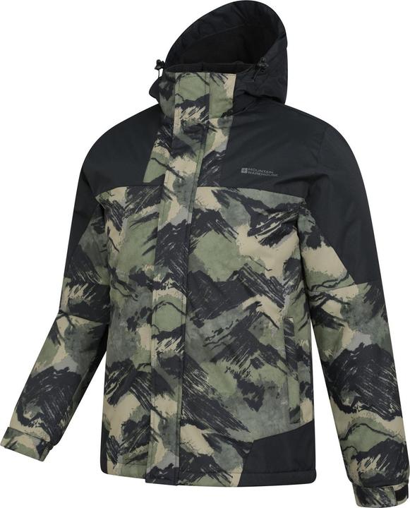 Actual product image Mountain Warehouse Mens Shadow II Printed Ski Jacket (L)
