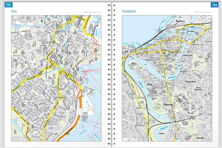 Actual product image Norway, car atlas 1:250,000 - 1:400,000, freytag & berndt