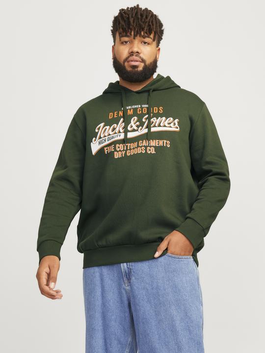 Produktbild Jack & Jones JJELOGO SWEAT HOOD 2 COL 24/25 NOOS PLS (5XL)
