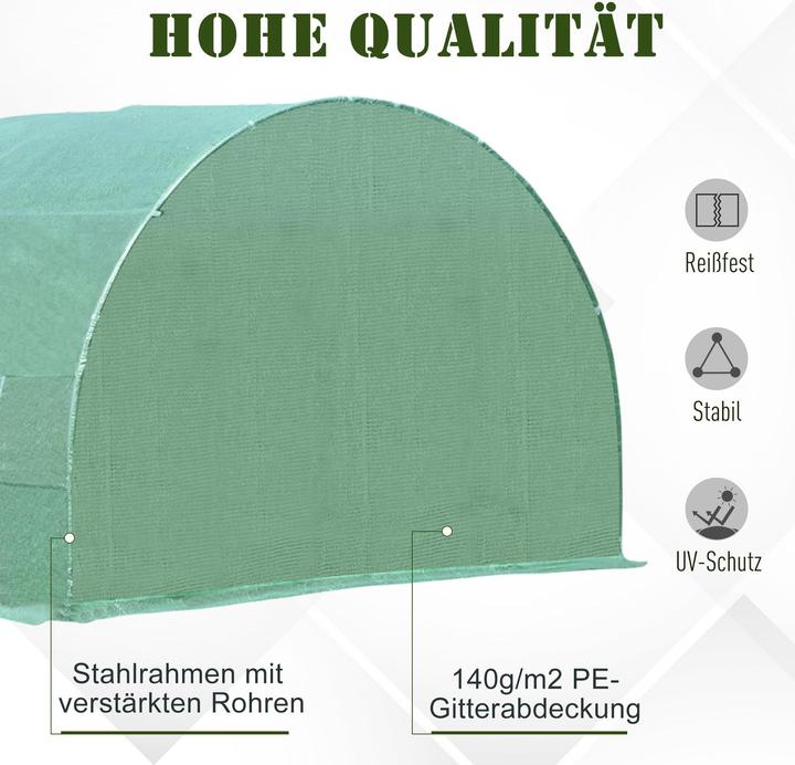 Produktbild Outsunny Foliengewächshaus