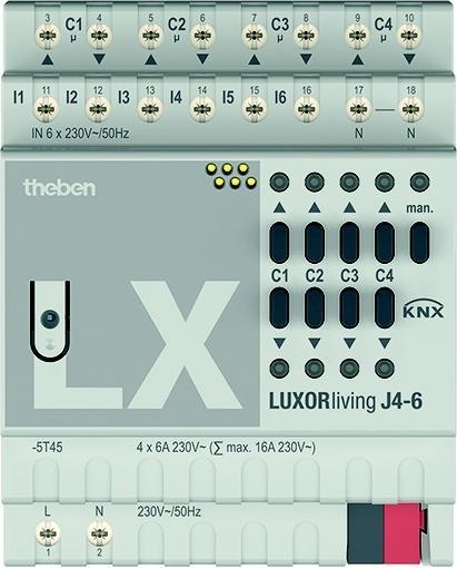 Produktbild Theben LUXORliving J4-6 (Heizungsaktor)