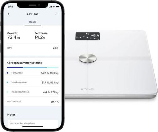 Produktbild Withings Body+ (180 kg)