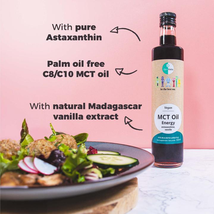 Actual product image Go-Keto MCT oil energy (1 Piece, Oil, 980 g)
