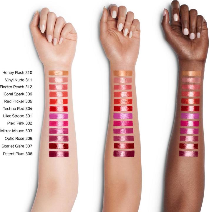 Actual product image Shiseido LacquerInk LipShine (307 Scarlet Glare)
