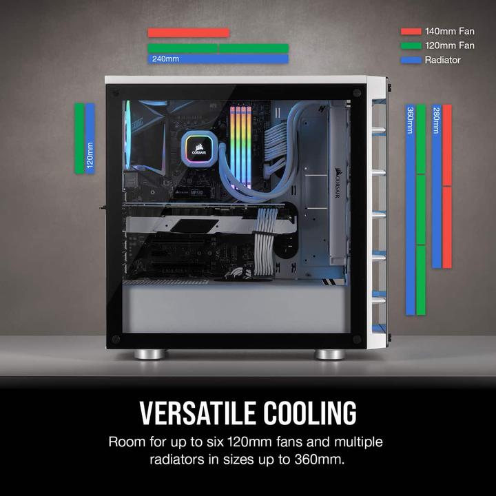 Produktbild Corsair iCUE 465X RGB (mATX, Mini-ITX, ATX)