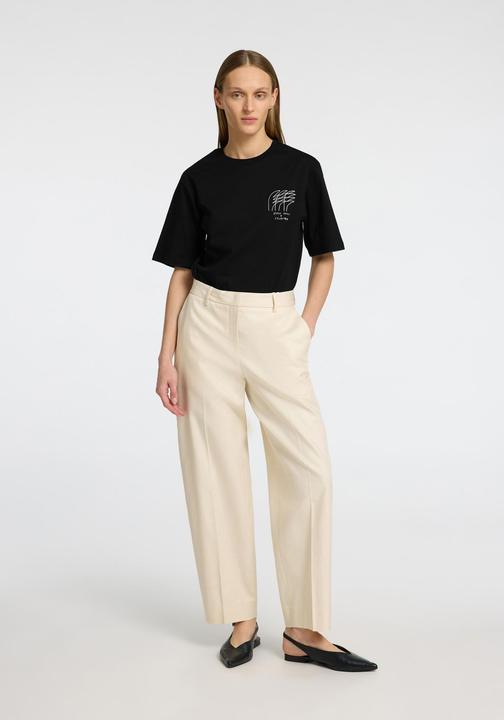 Produktbild Selected Femme Besticktes T-Shirt mit Rundhalsausschnitt (M)