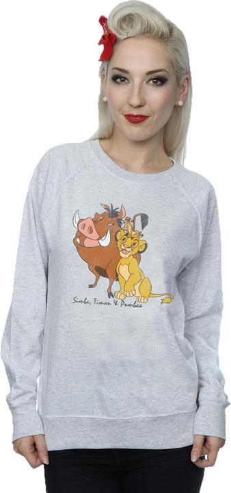 Immagine prodotto The Lion King Felpa classica Simba Timon & Pumba Heather (L)