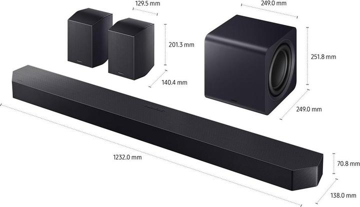 Actual product image Samsung HW-Q990F (11.1.4 Channel)