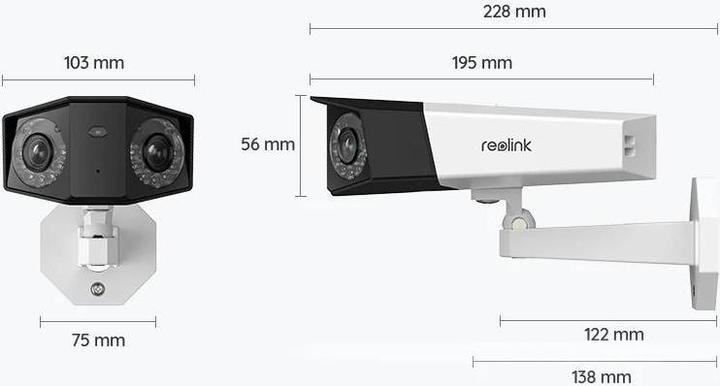 Actual product image Reolink Duo Series P730-4K 8MP (4608 x 1728 pixels)