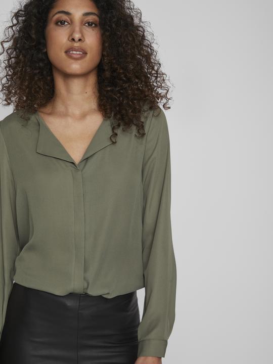 Image du produit Vila Chemise à col fendu High Low (L)