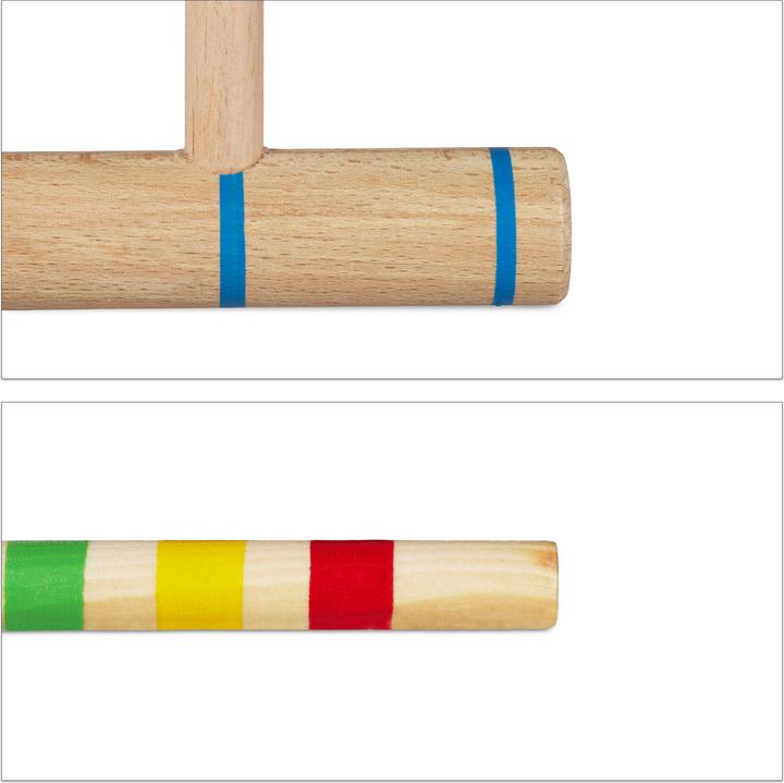 Actual product image Relaxdays Croquet game