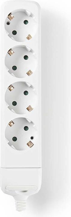 Actual product image Nedis Power strip contact with Protec Cion 4 sockets, white (0 m)