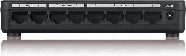 Produktbild Zyxel GS-108SV2 8-Port Desktop Gigabit Ethernet Media Switch für Desktop-Anwendungen (8 Ports)