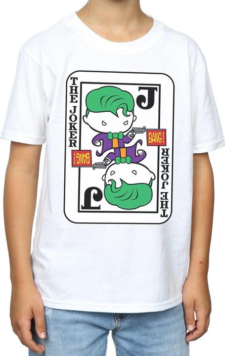 Image du produit - T-shirt CHIBI JOKER PLAYING CARD - Garçon (128)