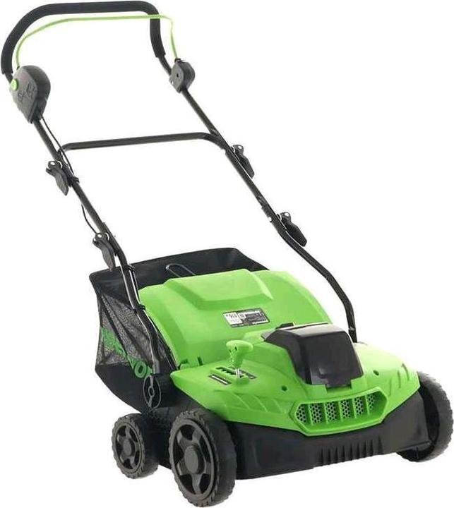 Greenworks Akku Vertikutierer Ohne Akku und Ladegerät