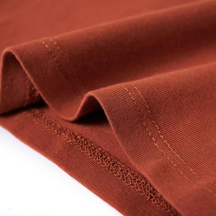 Produktbild VidaXL Kinder-Langarmshirt Cognac 92,Material: 95 % Baumwolle. 5 (92)
