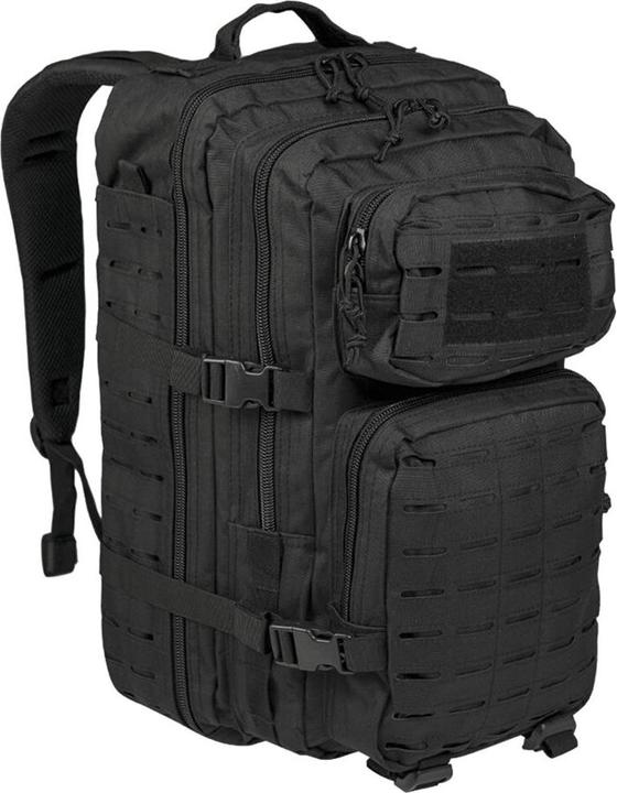 Mil-tec US Assault Rucksack L Laser Cut, schwarz (36 l)