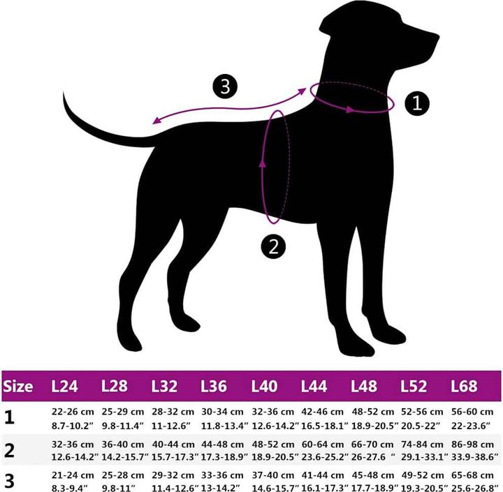 Produktbild VidaXL Hundemantel mit Geschirr Wasserdicht Reflektierend (52, Hundemantel)
