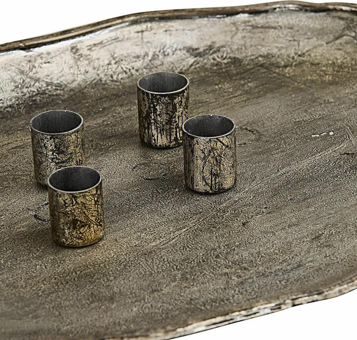 Immagine prodotto Loberon Vassoio per candele Noirelle argento antico