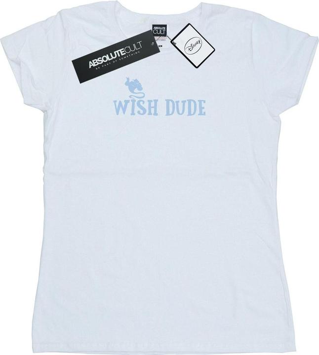Actual product image Disney Womens/Ladies Aladdin Wish Dude Cotton T-Shirt (M)